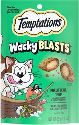 Temptations Wacky Blasts Nautical ‘Nip Flavor Crunchy Cat Treats, 3-oz pouch