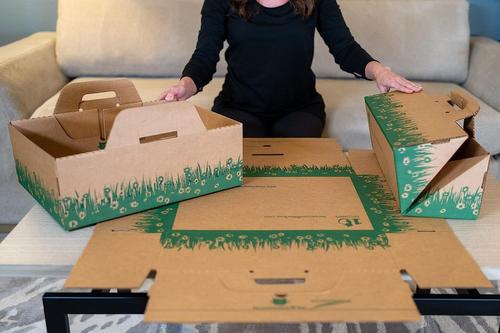 Show full view: Ten Second Litter Box Disposable Cat Litter Box, 5 count slide 2 of 5