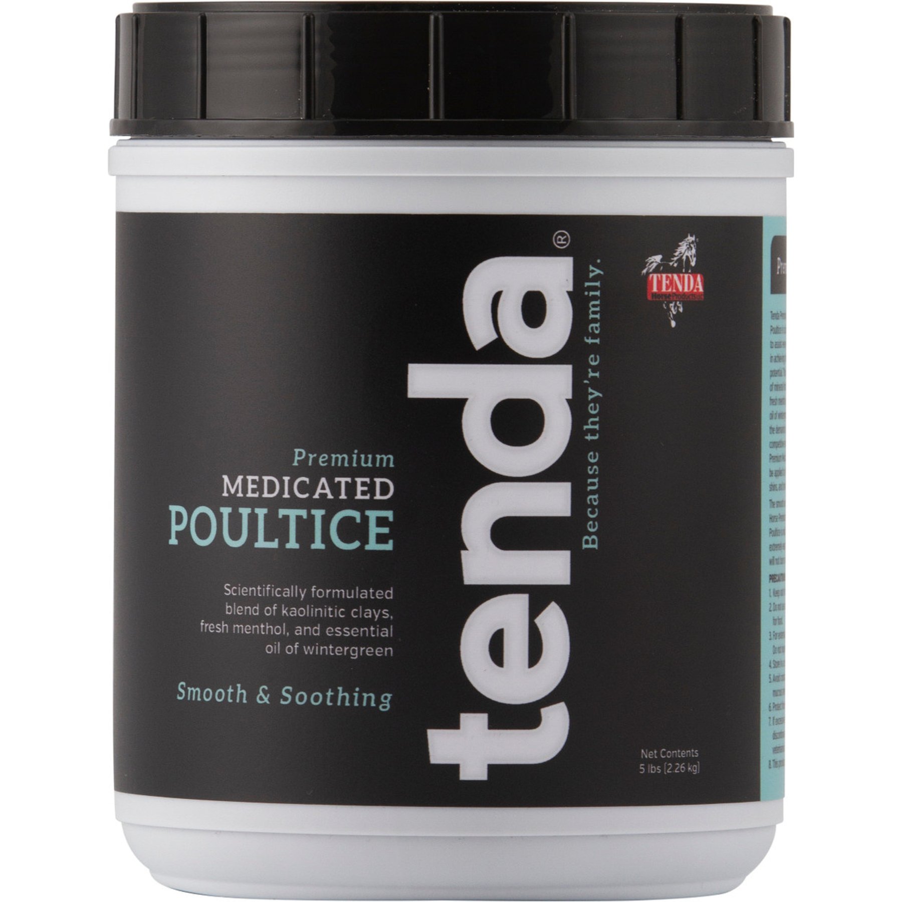 Tenda Premium Medicated Muscle Comfort Recovery Horse Poultice, 5-lb jar