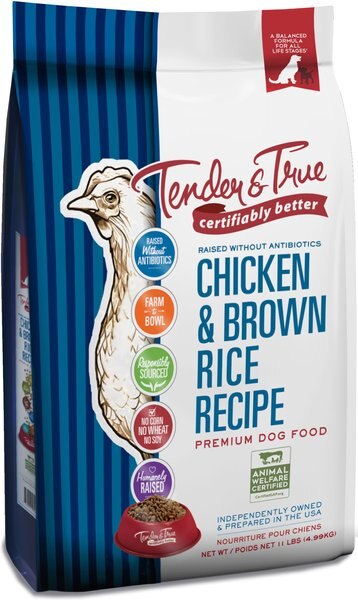 Tender & True Chicken & Brown Rice Recipe Dry Dog Food
