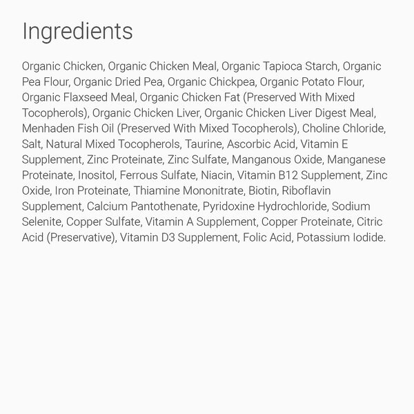 Tender & True Organic Chicken & Liver Recipe Grain-Free Canned Cat Food
