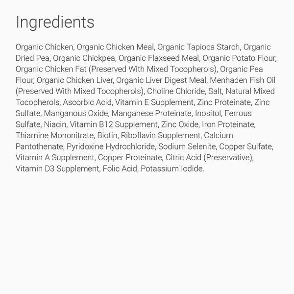 thumbnail image 2 of Tender & True Organic Premium Dog Food – Turkey & Liver Recipe, 4 Lb Bag, Organic, Exp 7/2025 2 of 6