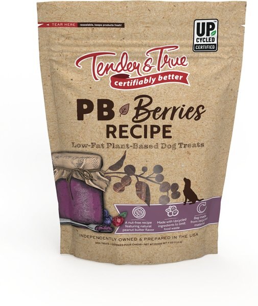 Tender & True PB+ Honey Jerky Dog Treats, 4-oz bag