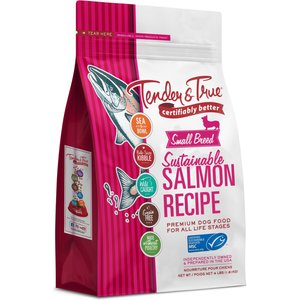 Tender & True Small Breed Sustainable Salmon Recipe Grain-Free Dry Dog Food, 4-lb bag