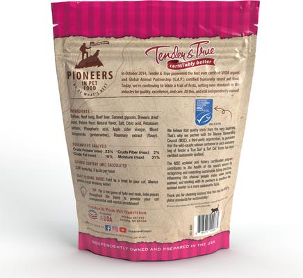 Show full view: Tender & True Surf & Turf Grain-Free Cat Treats, 3.75-oz bag slide 3 of 7