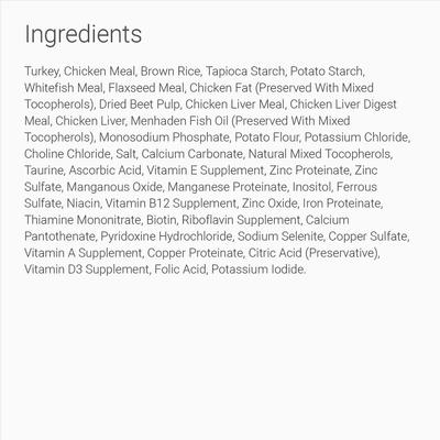 Show full view: Tender & True Turkey & Brown Rice Recipe Dry Dog Food, 11-lb bag slide 3 of 5