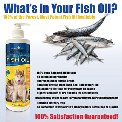 Show full view: TerraMax Pro Premium Omega-3 Fish Oil Dog Supplement, 16-fl oz bottle slide 7 of 8