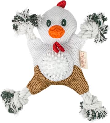 Show full view: Territory 2-in-1 Farm Friends Fetch Ball & Rope Tug Dog Toys, 3 count slide 4 of 10