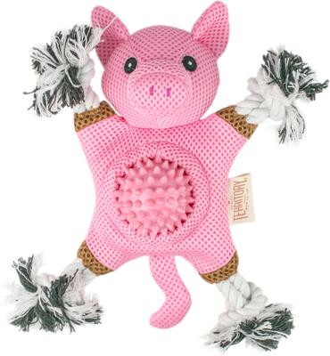 Show full view: Territory 2-in-1 Farm Friends Fetch Ball & Rope Tug Dog Toys, 3 count slide 5 of 10