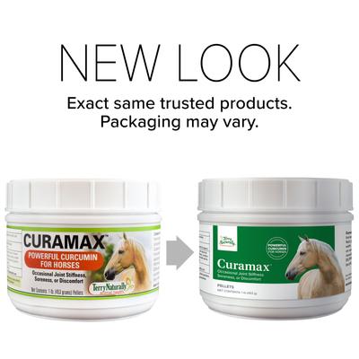 Show full view: Terry Naturally Animal Health Curamax Powerful Curcumin Pellets Horse Supplement, 1-lb canister slide 2 of 8
