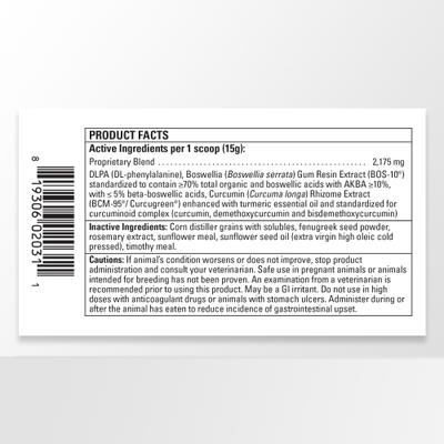 Show full view: Terry Naturally Animal Health Curamax Powerful Curcumin Pellets Horse Supplement, 1-lb canister slide 3 of 8