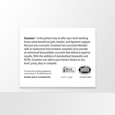 Show full view: Terry Naturally Animal Health Curamax Powerful Curcumin Pellets Horse Supplement, 1-lb canister slide 5 of 8