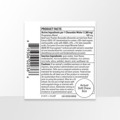 Show full view: Terry Naturally Animal Health Joint & Hip Formula Dog Supplement, 60 count slide 4 of 8