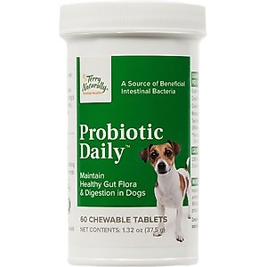 Terry Naturally Animal Health Probiotic Daily Dog Supplement, 60 count
