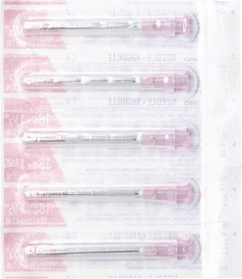 Show full view: Terumo Hypodermic Thin Wall 18 Gauge Needles, 1.5 Inches, 100 count slide 6 of 6