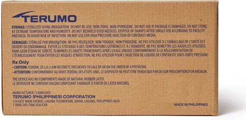 Show full view: Terumo Luerlock Syringes 22G, 1-inch, 3-cc, 100 syringes slide 2 of 5