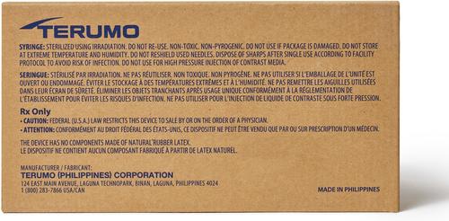 Show full view: Terumo Luerlock Syringes 20G, 1-inch, 3-cc, 100 syringes slide 2 of 6