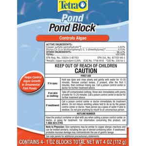 Tetra Algae Control Pond Block Water Treatment, 4 count