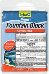Tetra Algae Control Pond Fountain Block Water Treatment, 6 count