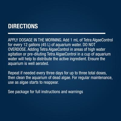 Show full view: Tetra AlgaeControl Broad Spectrum Algae Control Water Treatment, 1.69-fl oz bottle slide 3 of 10