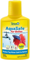 Tetra AquaSafe Aquarium Water Conditioner, 1.69-fl oz bottle