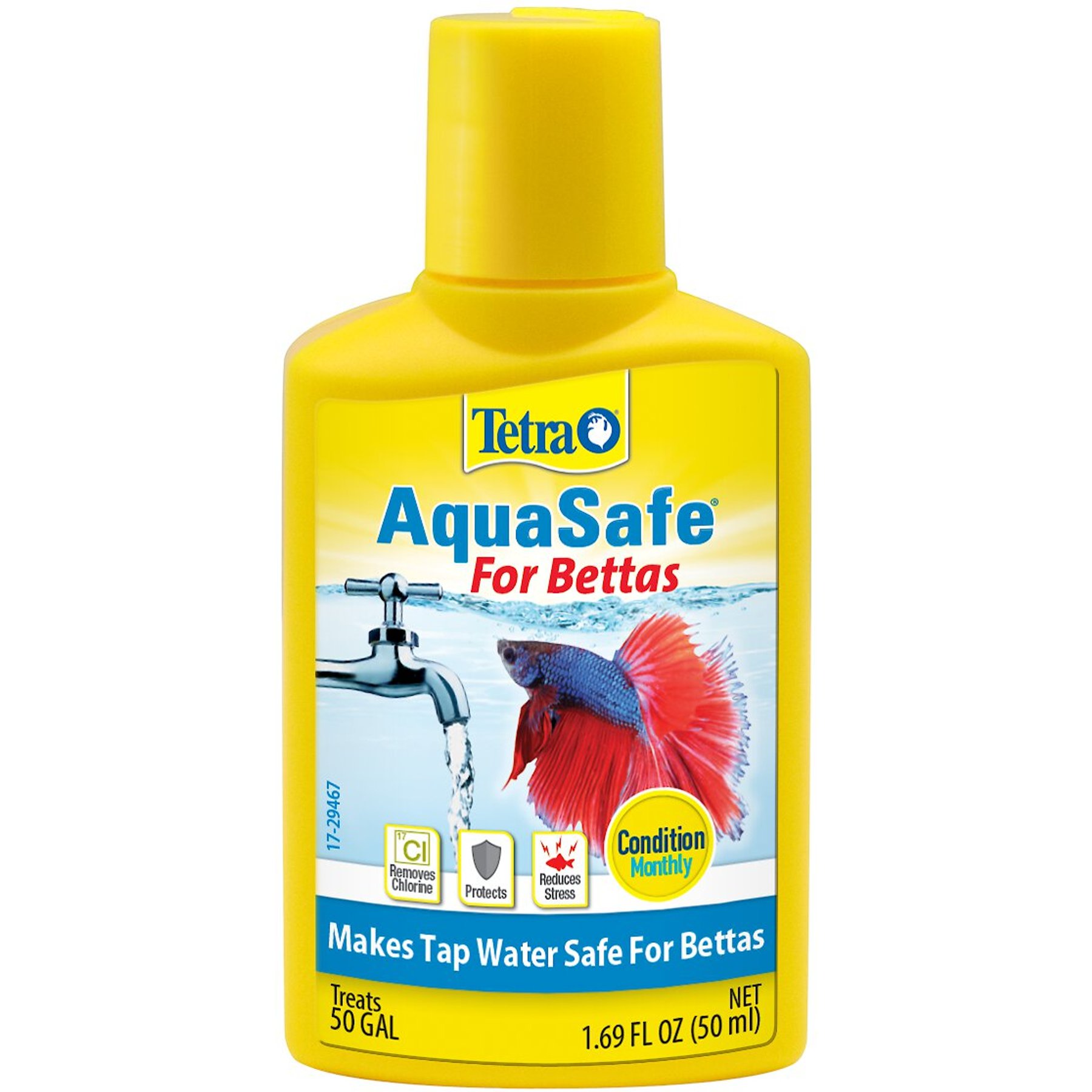 Tetra AquaSafe Aquarium Water Conditioner, 1.69-fl oz bottle