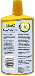 Tetra AquaSafe Plus Freshwater & Marine Aquarium Water Conditioner, 33.8-fl oz bottle slide 2 of 9
