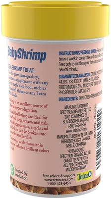 Show full view: Tetra BabyShrimp Sun Dried Gammarus Freshwater & Saltwater Fish Food, .35-oz jar slide 2 of 7