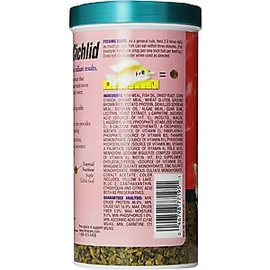Tetra Cichlid Crisps Fish Food, 8.82-oz jar