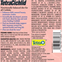 Tetra Cichlid Floating Cichlid Pellet Fish Food, 6-oz jar slide 2 of 5