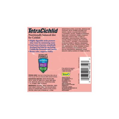 Show full view: Tetra Cichlid Floating Cichlid Sticks Fish Food, 11.30-oz jar slide 4 of 9