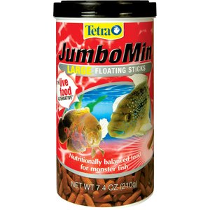 Tetra Cichlid Jumbo Sticks Fish Food, 7.40-oz jar