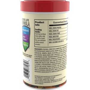 Tetra Color Tropical Flakes Fish Food, 2.20-oz jar