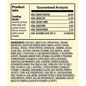 Tetra Color Tropical Flakes Fish Food, 2.20-oz jar