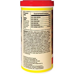 Tetra Color Tropical Flakes Fish Food, 7.06-oz jar