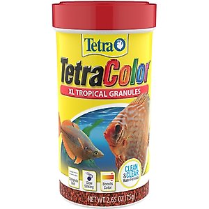 Tetra Color Tropical Granules Fish Food, 2.65-oz jar