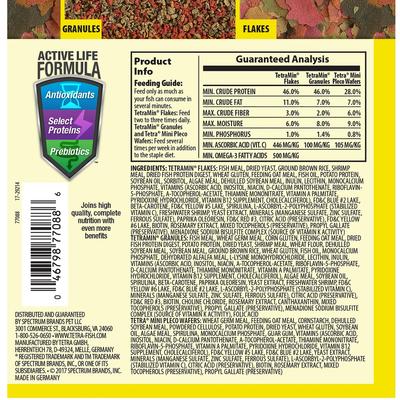 Show full view: Tetra Community Select-A-Food Tropical Fish Food, 3.25-oz jar slide 3 of 10