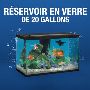 Tetra Complete Goldfish Aquarium Kit with White & Red LED Lighting, 20-gal
