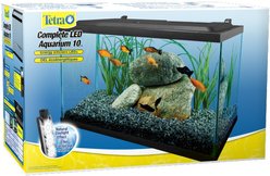 Tetra Complete Tropical Fish Aquarium Kit with LED Lighting, 10-gal