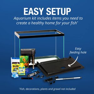 Tetra Complete Tropical Fish Aquarium Kit with LED Lighting, 20-gal