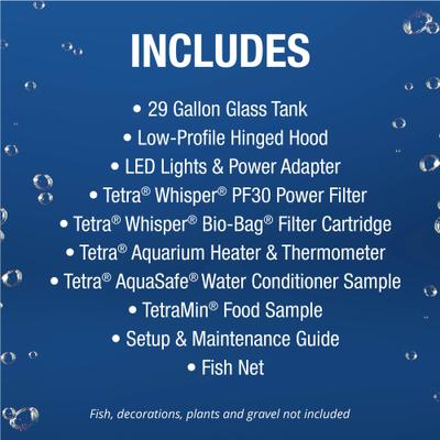 Show full view: Tetra Complete Tropical Fish Aquarium Kit with LED Lighting, 29-gal slide 8 of 9