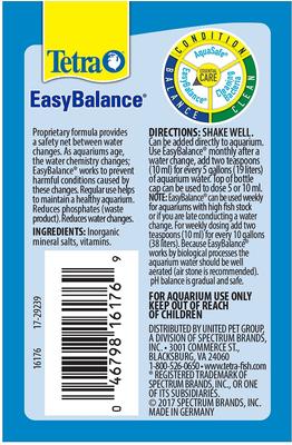 Show full view: Tetra Easy Balance Aquarium Water Conditioner, 3.38-oz bottle slide 2 of 8