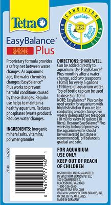 Show full view: Tetra EasyBalance Plus Freshwater Aquarium Water Conditioner, 16.9-fl oz bottle slide 3 of 8