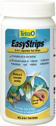 Tetra EasyStrips 6-in-1 Freshwater & Saltwater Aquarium Test Strips, 100 count