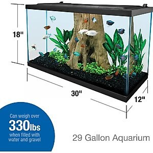 Tetra Glass Aquarium, 29-gal
