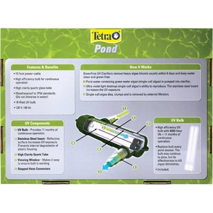 Tetra GreenFree Ultraviolet Pond Clarifier, 18-watt