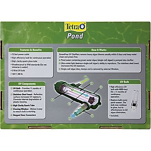 Tetra GreenFree Ultraviolet Pond Clarifier, 5-watt