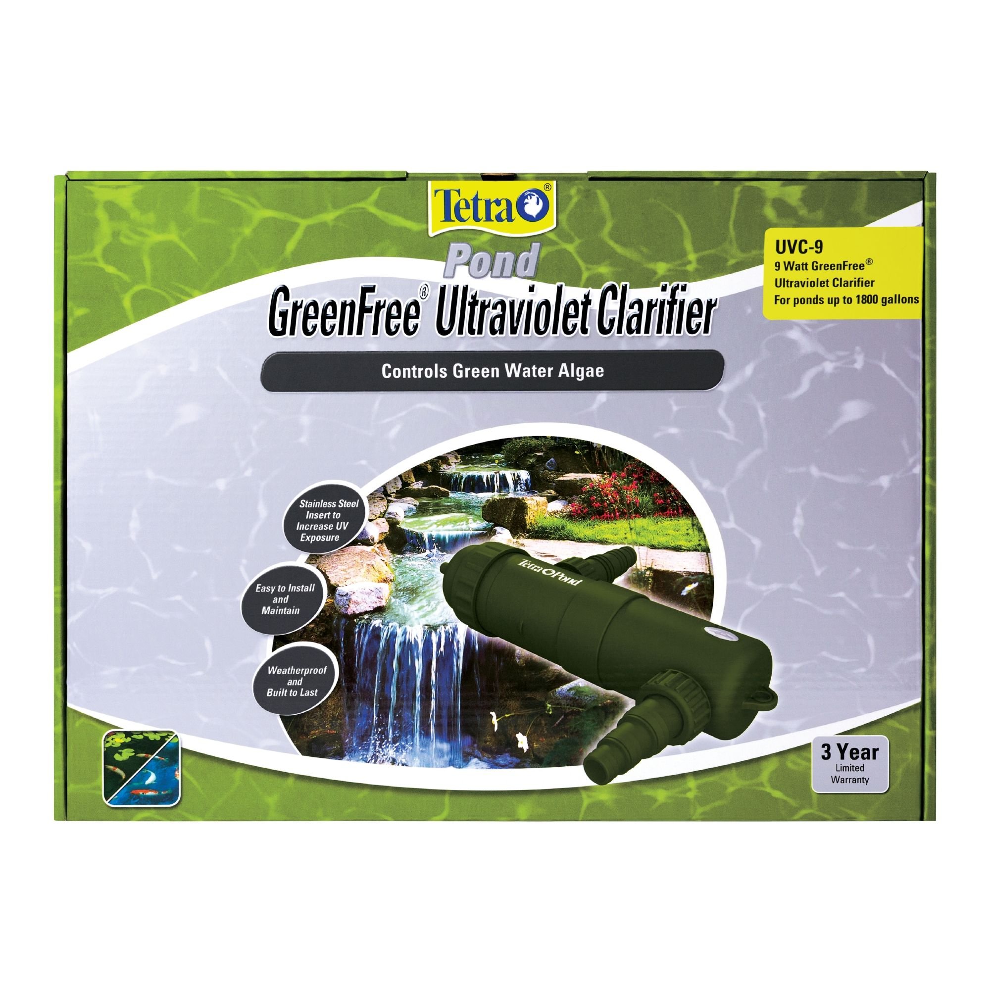 Product Reviews for TETRA GreenFree Ultraviolet Pond Clarifier