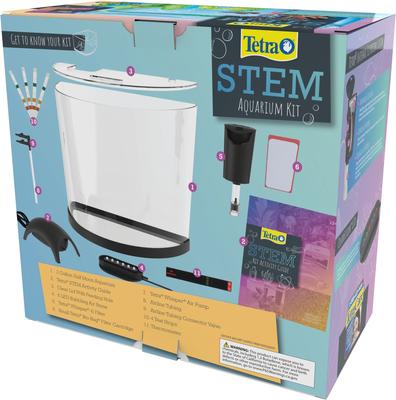 Show full view: Tetra Half-Moon STEM Aquarium Kit, 3-gal slide 2 of 9