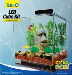 Tetra LED Cube Kit Fish Aquarium, 3-gal